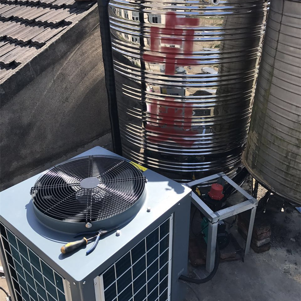 常州盛刚耐火材料公司空气源热泵热水系统正式投入使用
